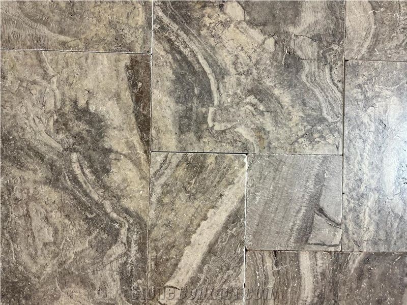 Aurelius Silver Travertine Finished Product