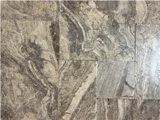 Aurelius Silver Travertine Finished Product