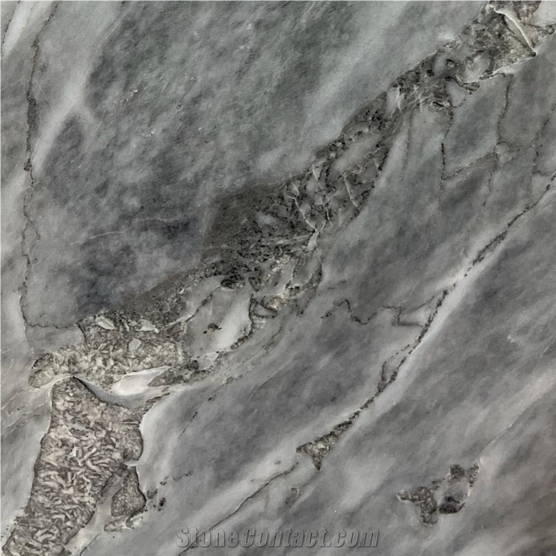 Cumulus White Marble Tile