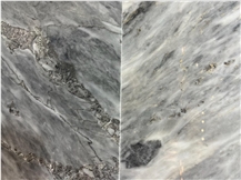 Cumulus White Marble Finished Product