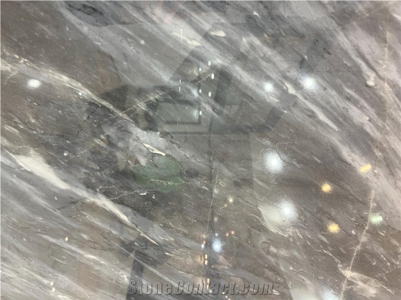 Mystic Gray Marble Slab