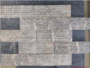 Multi Color Line Chiseled Stone Veneer Viet Nam