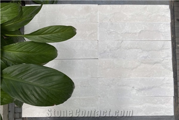 White Marble Split Wall Stone