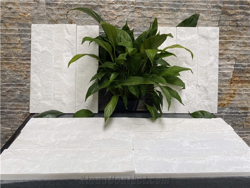 White Marble Split Wall Stone Vietnam