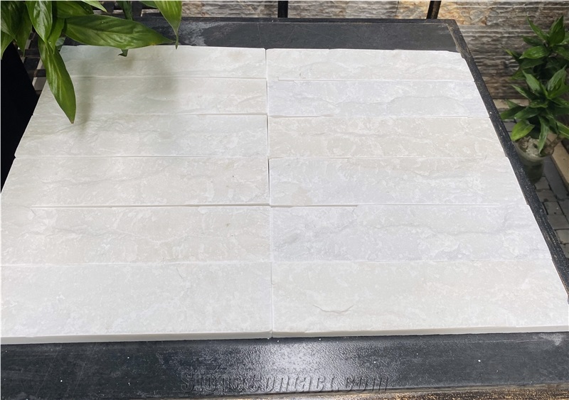 White Marble Split Wall Stone Vietnam
