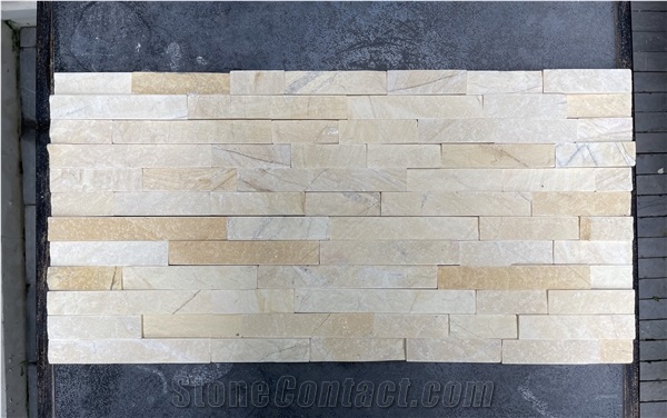 Yellow Marble Wall Cladding Veneer