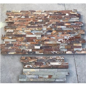 Z Shape Natural Rusty Panel For Wall Decoration