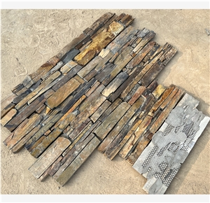 Z Shape Natural Rusty Panel For Wall Decoration