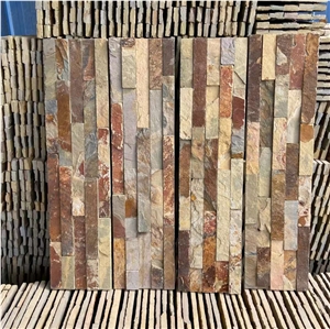Z Shape Natural Rusty Panel For Wall Decoration