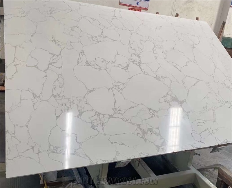 Artificial Calacatta Quartz Slabs