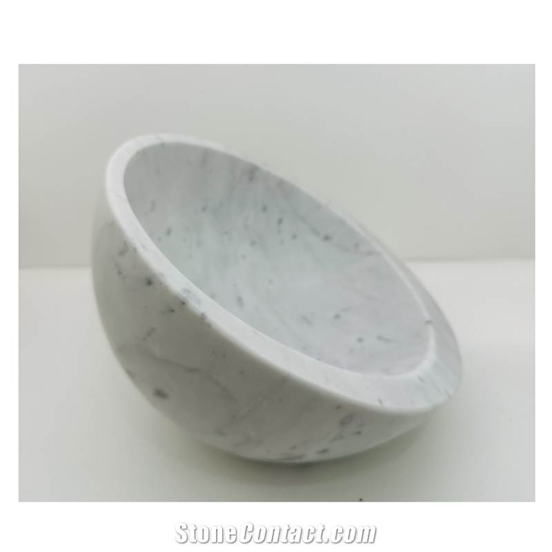 Bianco Carrara Marble Home Decor Bowls