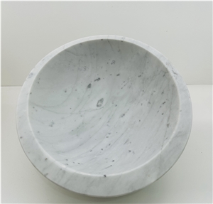 Bianco Carrara Marble Home Decor Bowls