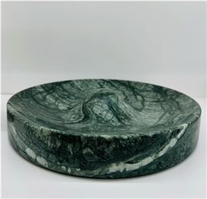 Dark Green Marble  Incense Burner Incense Holder