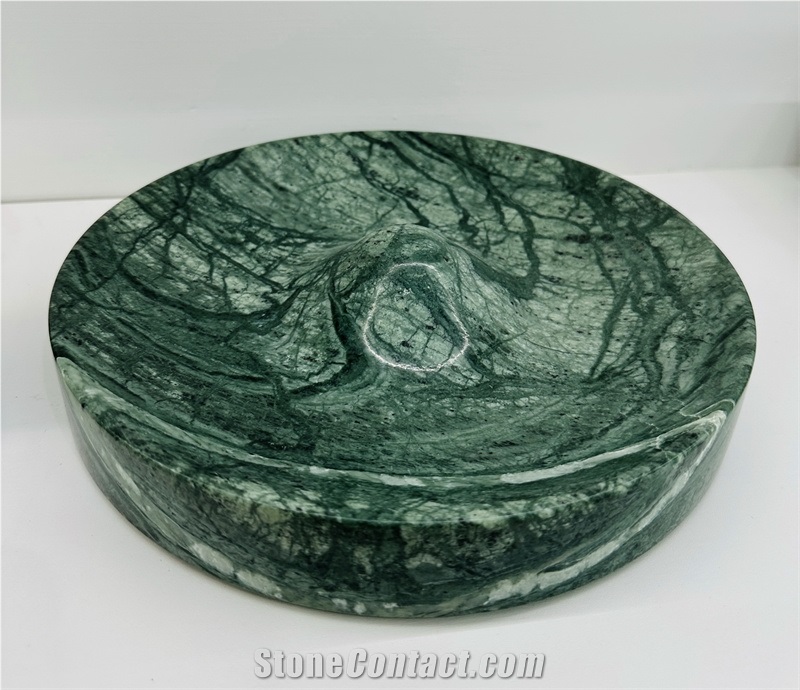Dark Green Marble  Incense Burner Incense Holder