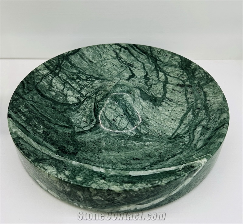 Dark Green Marble  Incense Burner Incense Holder