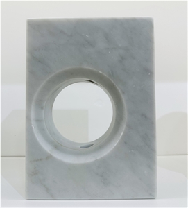 Geometric Carrara Marble Rectangle Vase Home Decor Products Geometric Carrara Marble Rectangle Vase Home Decor Products
