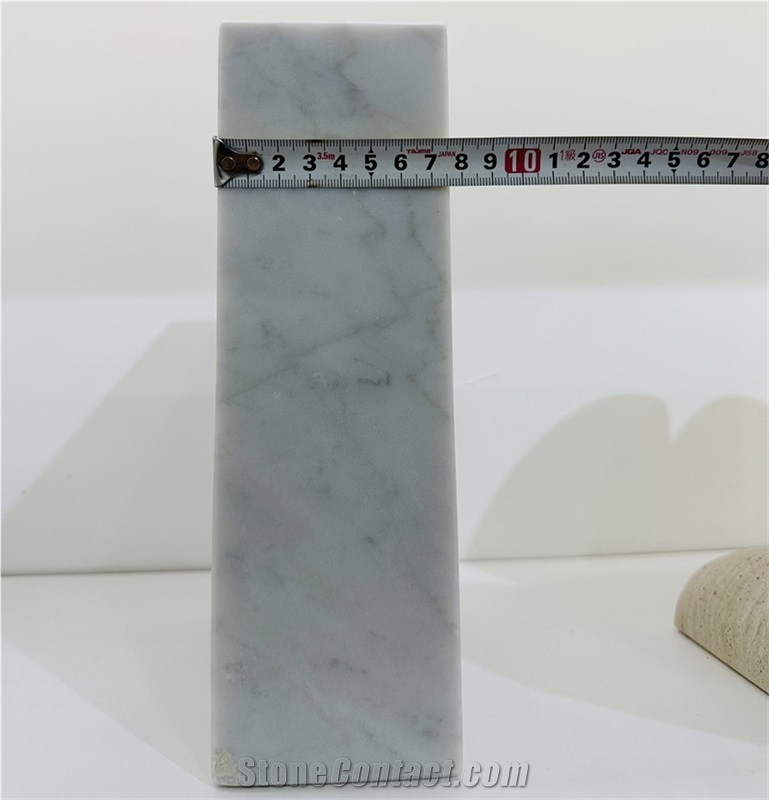Geometric Carrara Marble Rectangle Vase Home Decor Products