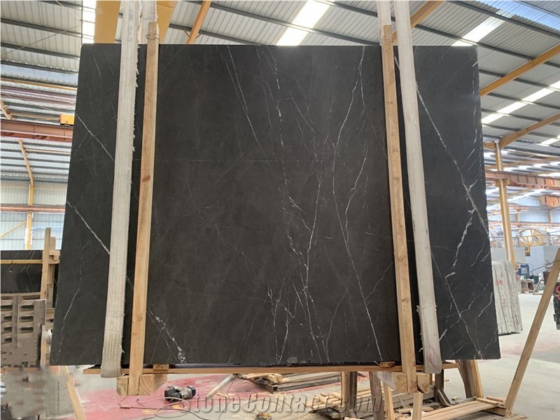 Pietra Grigio Honed Slab Grey Marble Slab Tiles