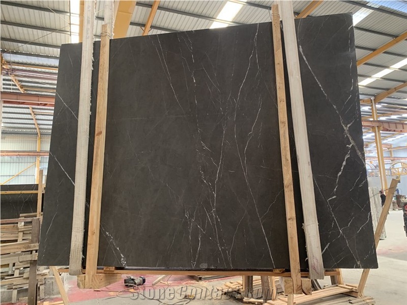 Pietra Grigio Honed Slab Grey Marble Slab Tiles