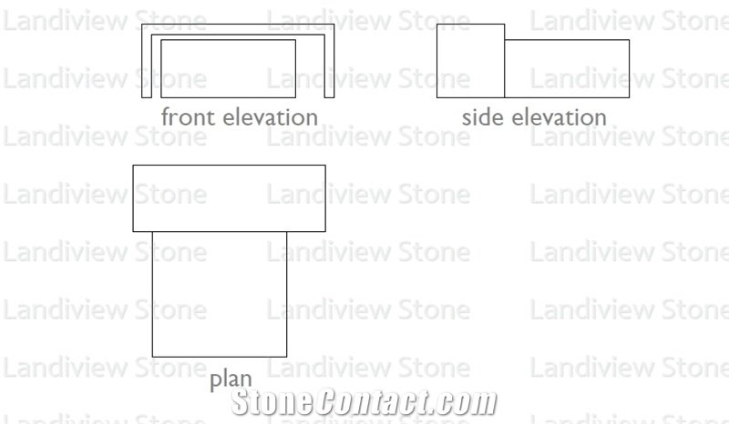 Roma Imperiale Quartzite Low Plinth  Furniture