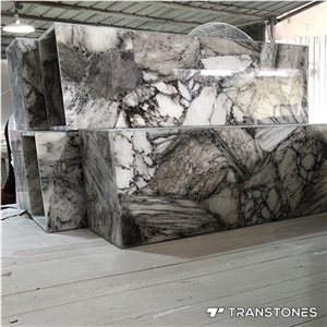 Acrylic Backlit Artificial Onyx Round Table Tops