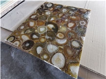 New Decoration Precious Semiprecious Yellow Agate Stone