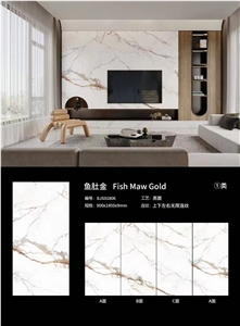 Calacatta Gold White Vein Sintered Stone Big Slab