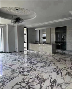 Calacatta Viola Vein Sintered Stone Big Slab Tile