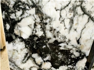 Incense Plum Marble Vein Sintered Stone Slabs Floor Tile Use