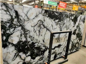 Incense Plum Marble Vein Sintered Stone Slabs Floor Tile Use