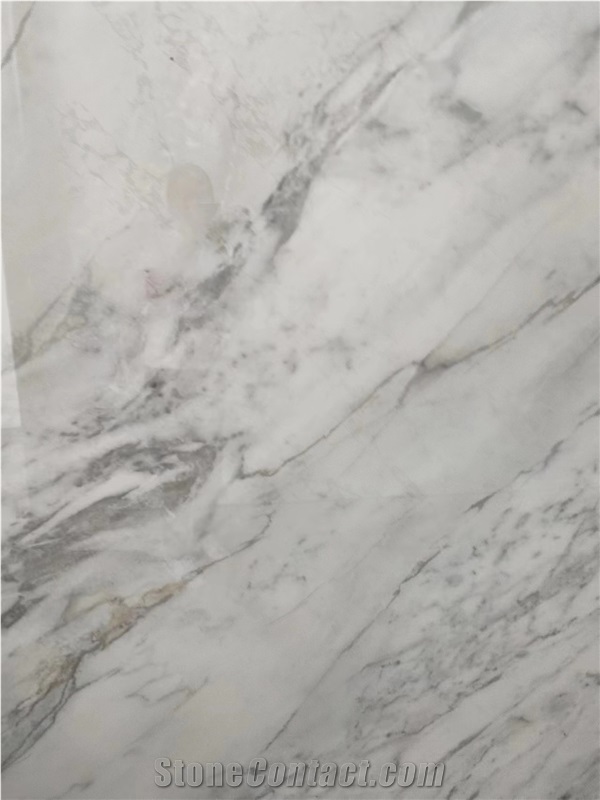 Oriental White Marble Sintered Stone Slabs Home Floor Tile