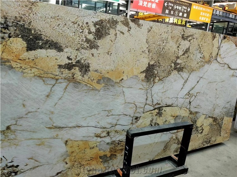 Pandora Granite Vein Sintered Stone Slabs Wall Floor Use