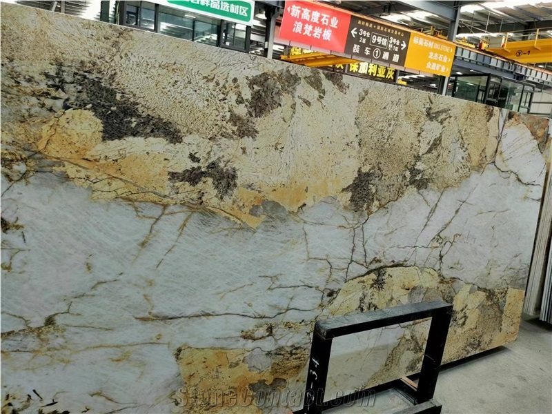 Pandora Granite Vein Sintered Stone Slabs Wall Floor Use