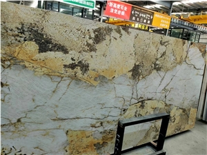 Pandora Granite Vein Sintered Stone Slabs Wall Floor Use