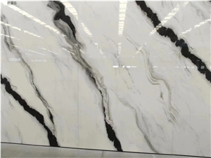 Sintered Stone Panda White Marble Vein Sintered Stone Floor