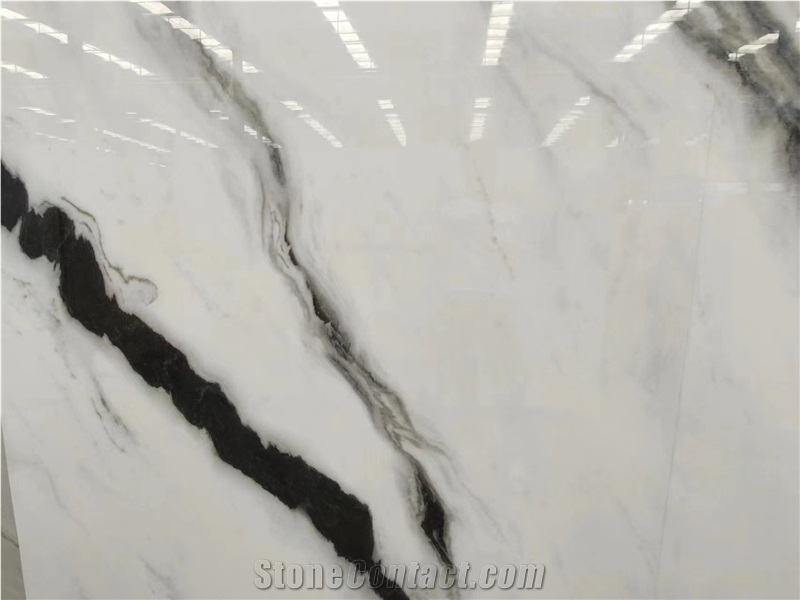 Sintered Stone Panda White Marble Vein Sintered Stone Floor