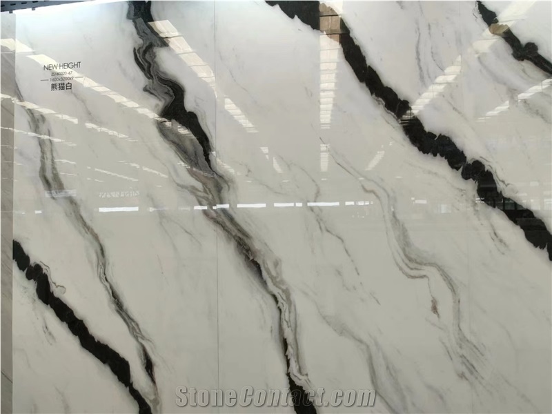 Sintered Stone Panda White Marble Vein Sintered Stone Floor