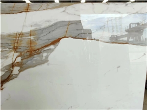 Sintered Stone Slabs Calacatta Gold Marble Vein