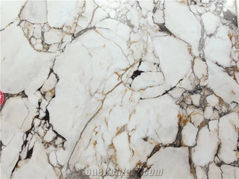 Sintered Stone Slabs Calacatta Viola Marble Patterned Floor Tile