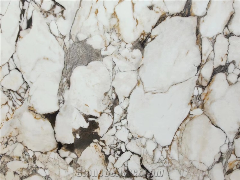 Sintered Stone Slabs Calacatta Viola Marble Patterned Floor Tile