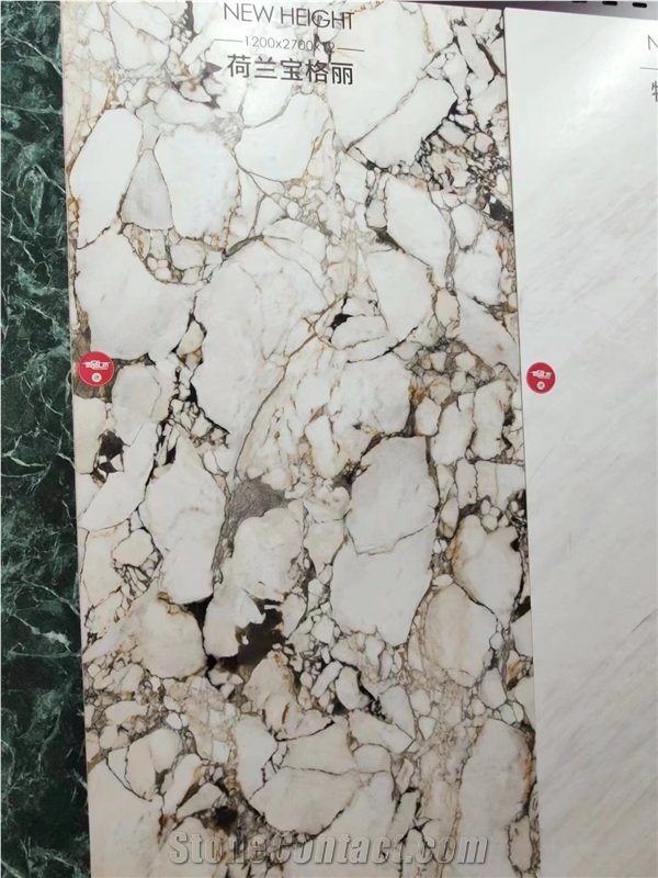 Sintered Stone Slabs Calacatta Viola Marble Patterned Floor Tile