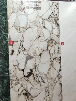 Sintered Stone Slabs Calacatta Viola Marble Patterned Floor Tile