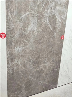 Sintered Stone Slabs Hermes Gray Marble Home Floor Use