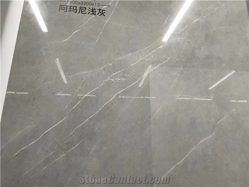 Sintered Stone Slabs Pietra Gray Marble Vein