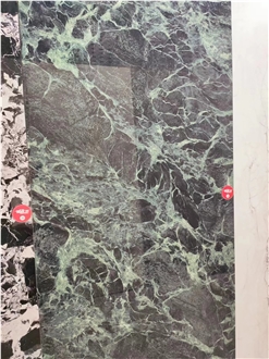 Verde Alpi Marble Vein Sintered Stone Slabs Tile