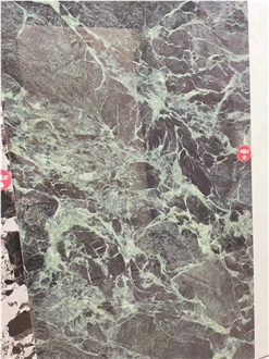 Verde Alpi Marble Vein Sintered Stone Slabs Tile