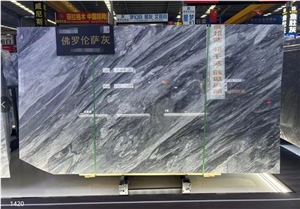 Florence Grey Marble Bardiglio Carrara Big Slab Tile Floor