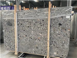 Italy Grey Conglomerate Slabs