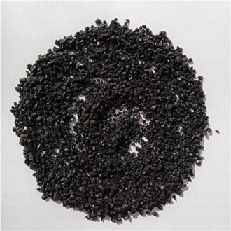 Blasting Abrasive Media Fused Quzrtz Black Silica Pearl Sand
