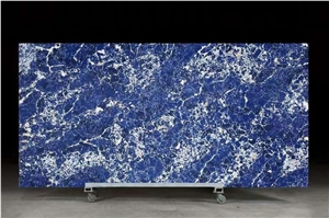 Newest 6034 Quartz Artificial Blue Quartz Slabs
